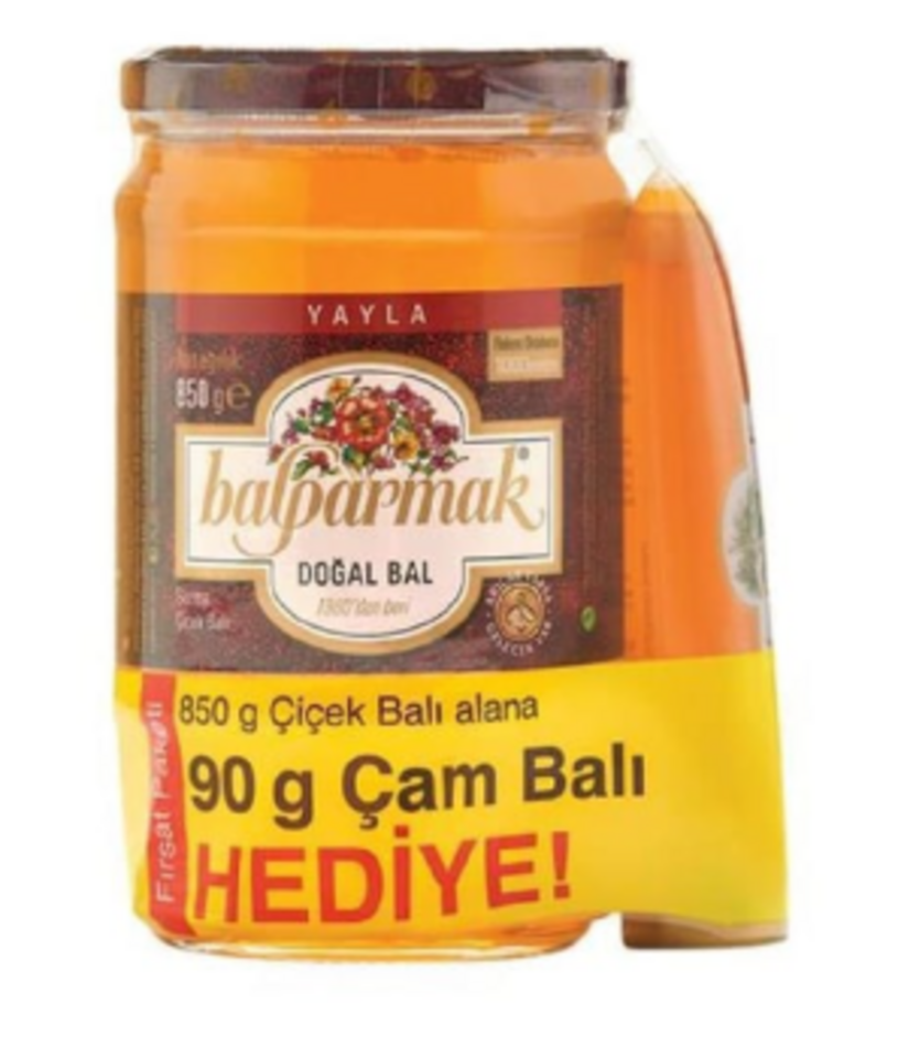 BALPARMAK YAYLA BALI 850 GR+ 90 GR ÇAM BALI HEDİYE